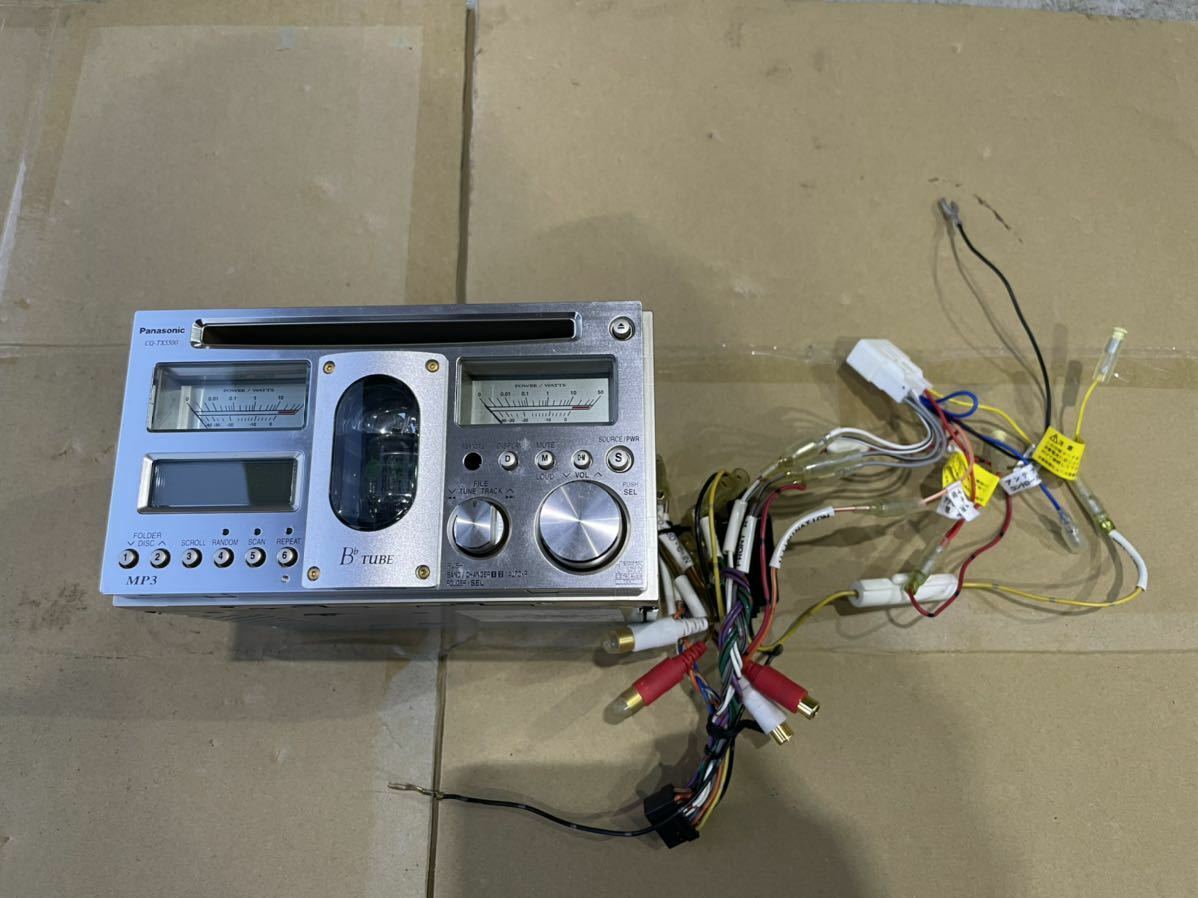 Panasonic CQ-TX5500 Car Audio CD MP3 Vacuum Tube Tested Free Panasonic CQ-TX5500 Car Audio CD MP3 Vacuum Tube Tested Free