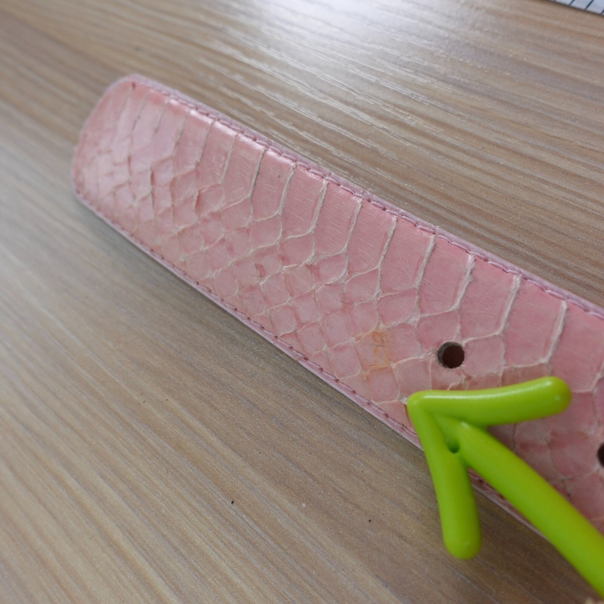 vintage Ritz hot pink snakeskin belt S/M 34978980_hi main image 2