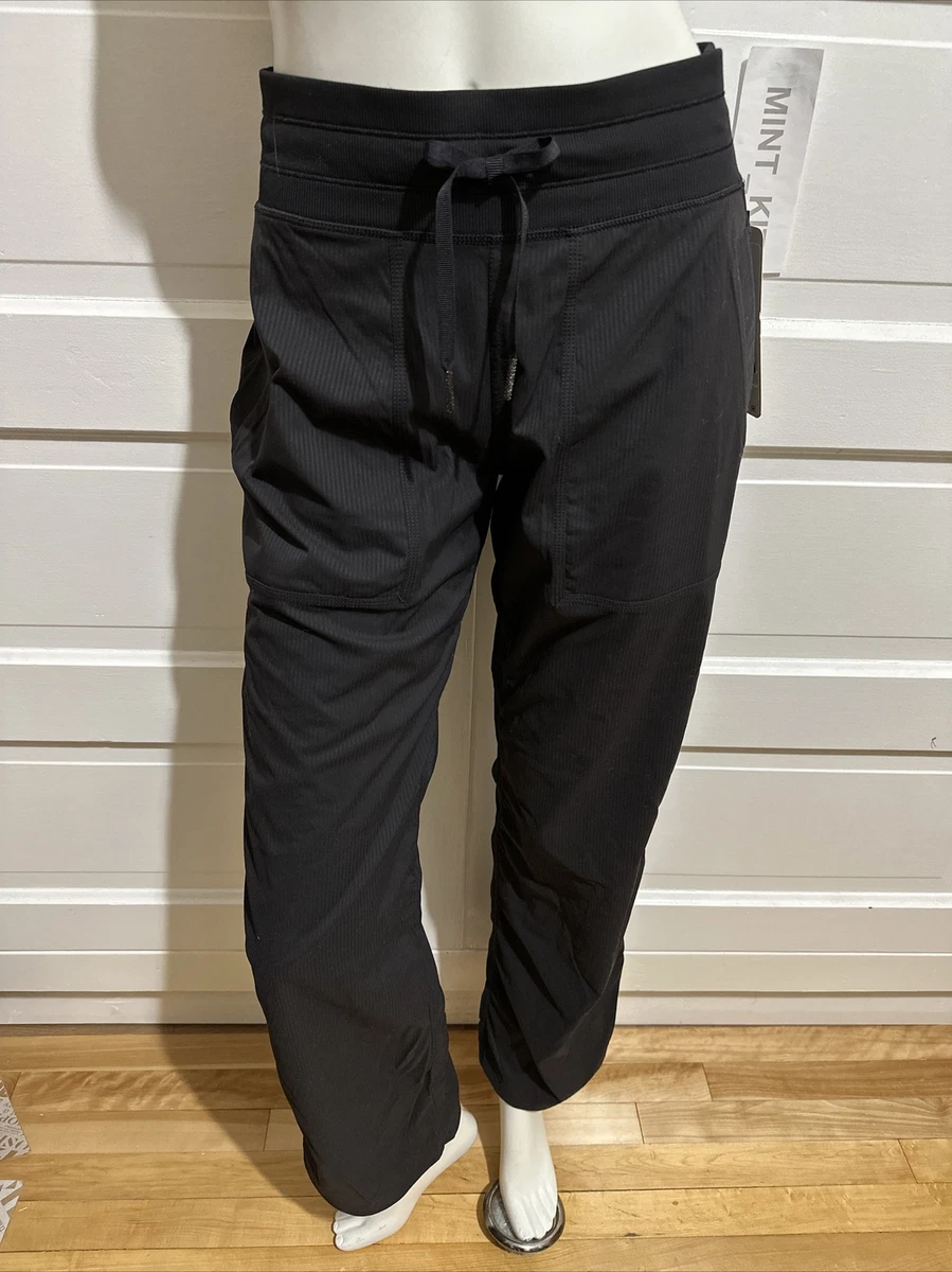 NEW🌟Lululemon Dance Studio Pant III *Unlined Size 8 Black Cinch Hem