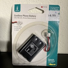 Rechargeable Cordless Phone Battery 3.6V 750 mAh 76158 Nickel Metal Hydride