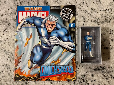 Quicksilver Eaglemoss Lead Figure 71 Magazine Classic Marvel Figurine Collection
