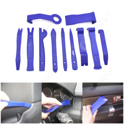 11Pcs Car Panel Trim Moulding Removal Install Bodyshop Garage Pro Nylon Tool Kit