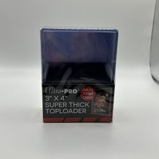 Ultra Pro 3X4 Super Thick Toploaders 120pt Point 1 Pack of 10 for Thick Cards