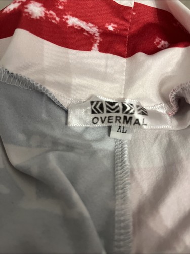 OVERMAL TROUSERS American Flag Stretch Loose Pants XL - Picture 6 of 13
