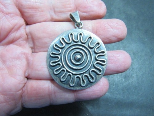 Brenda Schoenfeld Sterling Silver Pendant Brooch Modernist