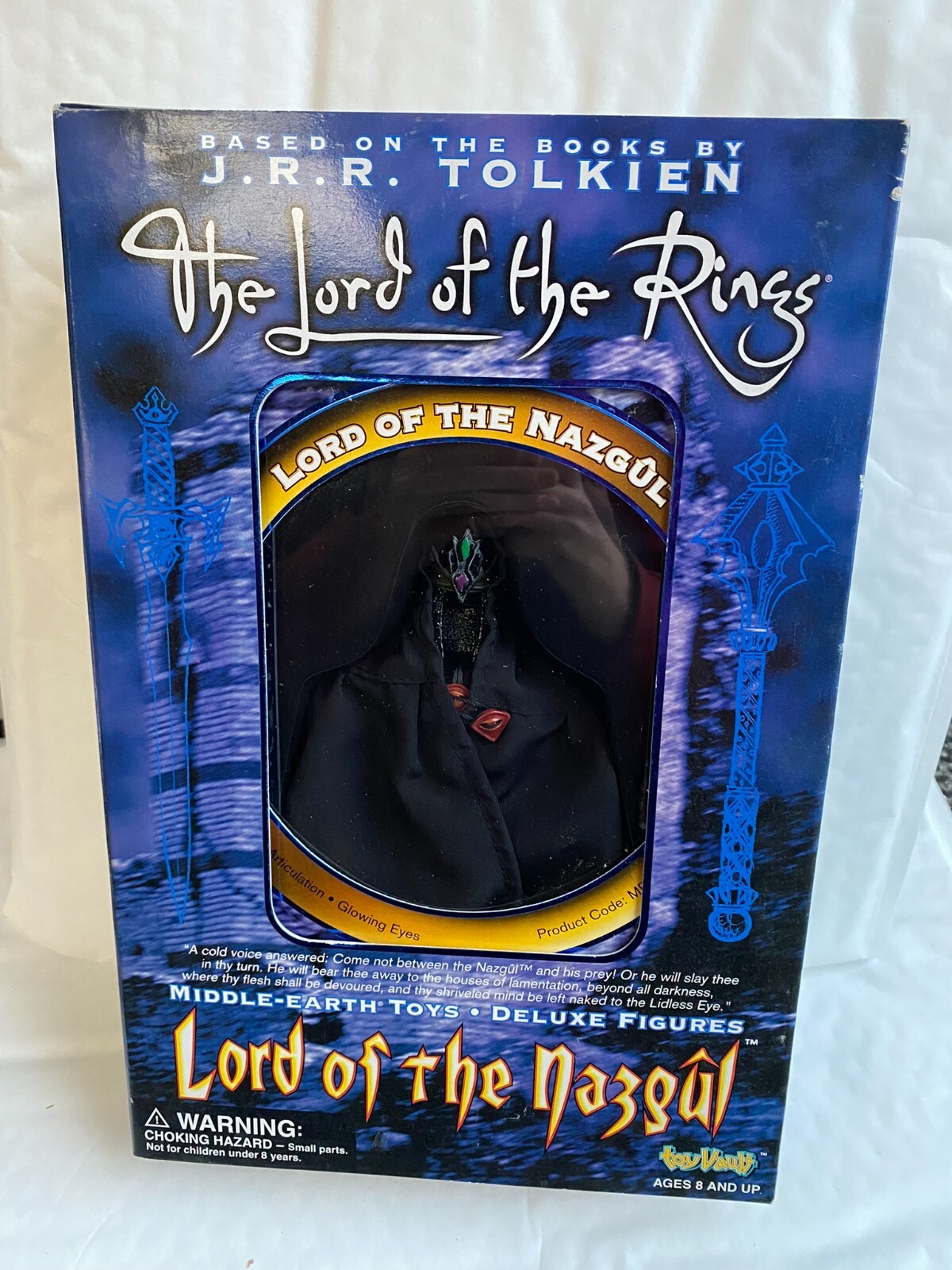 BNIB LORD OF THE RINGS NAZGUL DELUXE TOY VAULT ACTION FIGURE SERIES