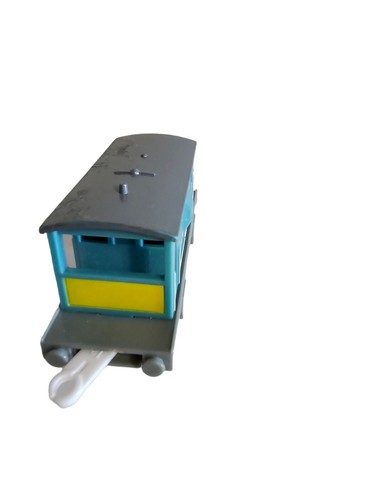 Trenino Thomas 2006 Furgone Freno Blu E178569 Caboose Trackmaster Treno Hit Toys - Foto 5 di 6