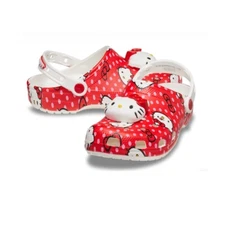 Crocs Hello Kitty Red Classic Clog Adult Sizes 210575-90H
