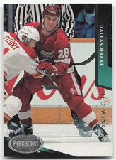 1993-94 Parkhurst Dallas Drake #61 Detroit Red Wings EX