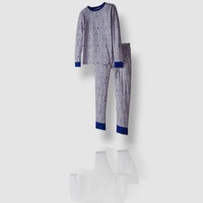 UGG Kids Girls Purple Rascal Print PJ Sleepwear Pajama Set Size S