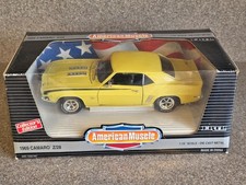 American Muscle by Ertl, 1968 CAMARO Z/28 Yellow 1/18 Scale