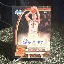 2024-25 Bowman Chrome Black Wave Kayleigh Heckel Auto UConn