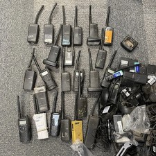 Huge Lot Of Motorola Radios and others Batteries Chargers Accessories For Parts