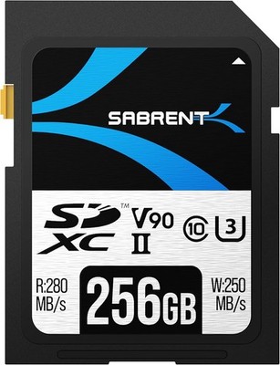 SABRENT Rocket v90 256GB SD UHS-II Memory Card R280MB/s W250MB/s (SD-TL90-64GB)