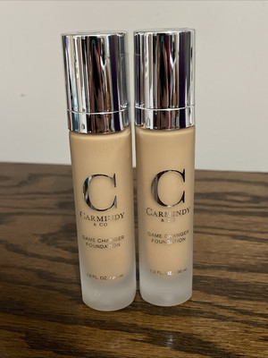 Set Of 2 Carmindy & Co. Game Changer Foundation * Creamy Beige 1 fl oz