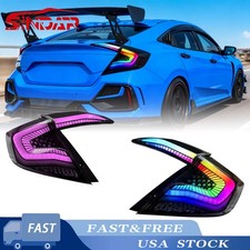 Sindar Rgb Led Tail Lights For Honda Civic Sedan 2016-2021 Sequential Rear Lamps Sindar Rgb Led Tail Lights For Honda Civic Sedan 2016-2021 Sequential Rear Lamps