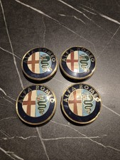 4x Alfa Romeo Nabendeckel Felgendeckel Nabenkappe C403 60mm