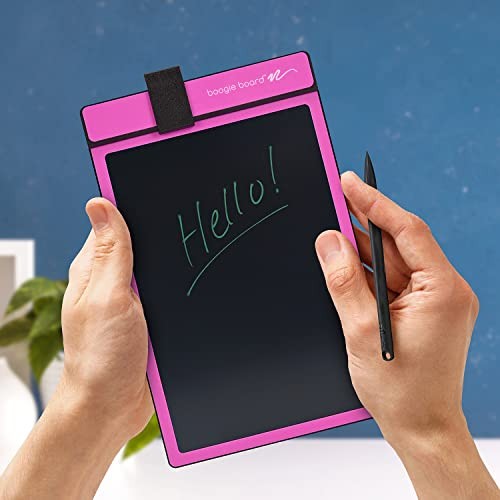 Tablet de escritura LCD Boogie Board de 8,5 pulgadas, rosa (PT01085PNKA0002) - Imagen 6 de 9