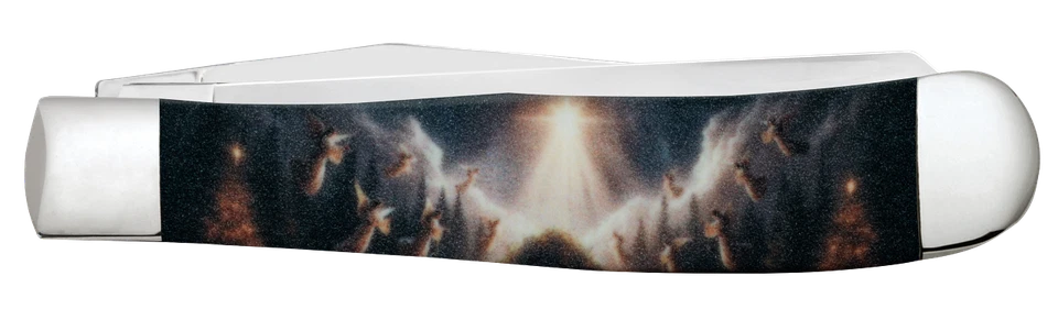 Cuchillo de Bolsillo Case xx Cuchillos Trampero Pesebre de Navidad Escena 10643 Acero Inoxidable Foto 3 de 4