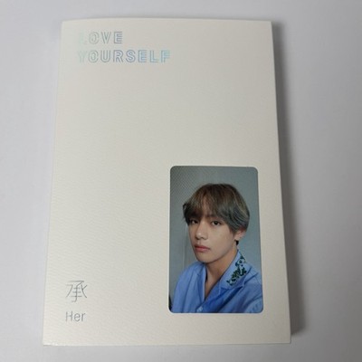 BTS Love Yourself 承 Her: L Ver. Album CD + Taehyung Photocard, Standee, Stickers