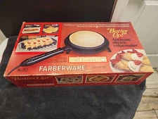 VINTAGE FARBERWARE BATTER UP AUTOMATIC ELECTRIC MODEL 263 CREPE MAKER 