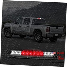 High Mount 3rd Stop Light Compatible with Chevy Silverado 2007-2013 GMC Chrome