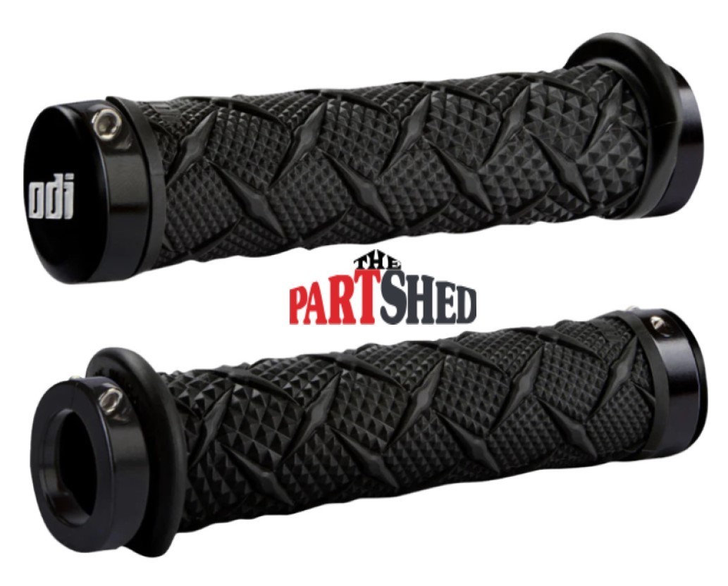 Yamaha YFZ450 Raptor Kodiak Banshee ODI X-Treme ATV Lock-On Grips Black 7/8"