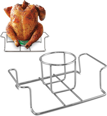 Beer Can Chicken Holder Stainless Steel Grill Smoker Premium Grade Koohere Stand
