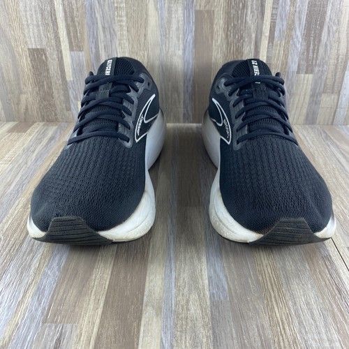 Size 12.5 - Brooks Glycerin 21 Mens Running Training Shoes Black White - Picture 4 of 12