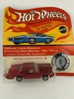 Hot Wheels Redline 1969 Custom Continental Mark III Rose/White USA With Button