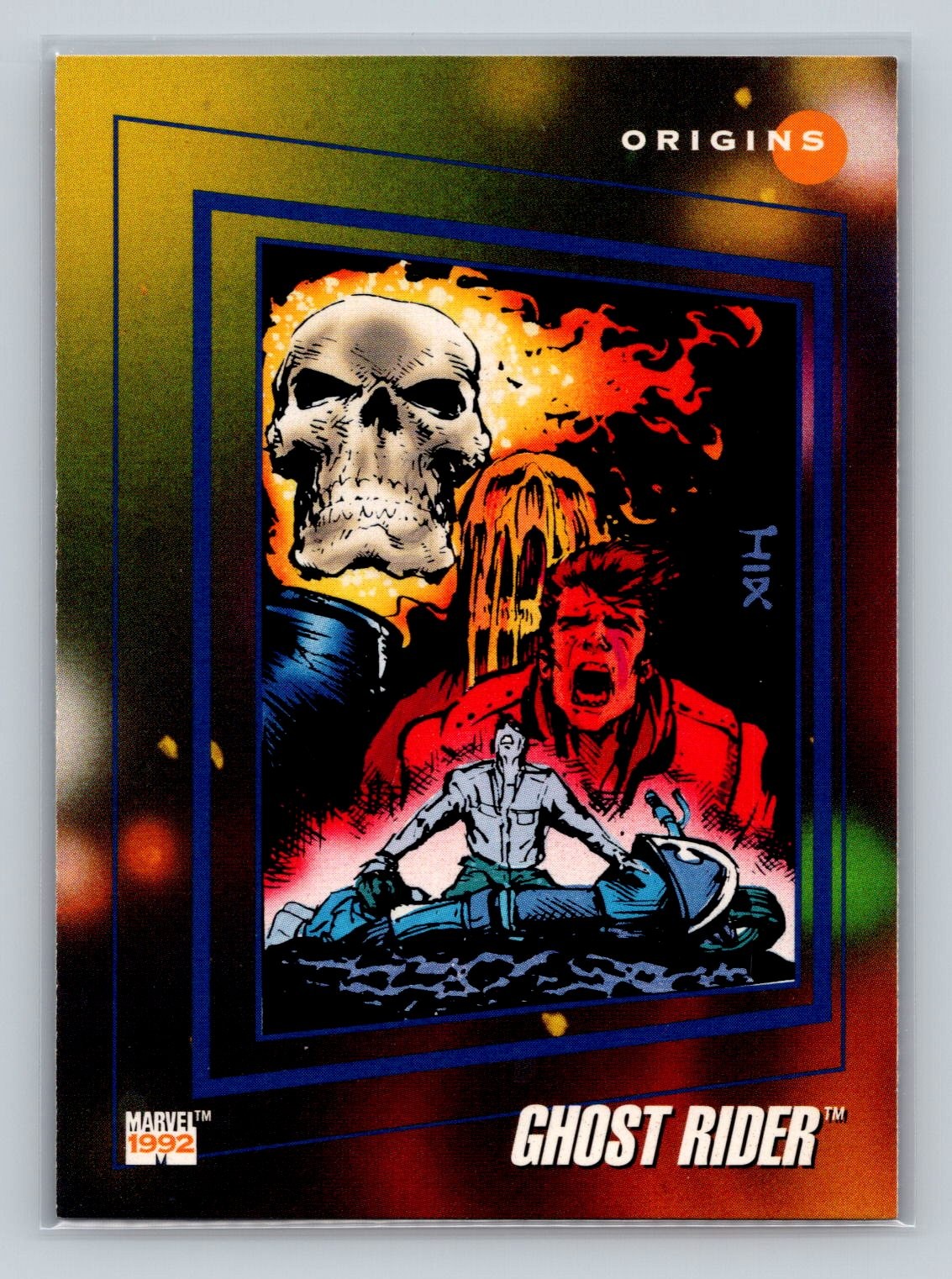 1992 Impel Marvel Universe #167 Ghost Rider