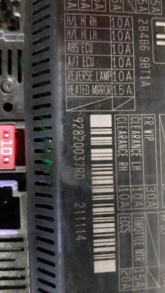 22 2022 MÓDULO DE CONTROL FUENTE DE ALIMENTACIÓN NISSAN FRONTIER 284B69BT1A Foto 3 de 4