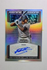 2022 Panini Prizm Draft Picks Deyvison De Los Santos Auto #SS0DS Silver 