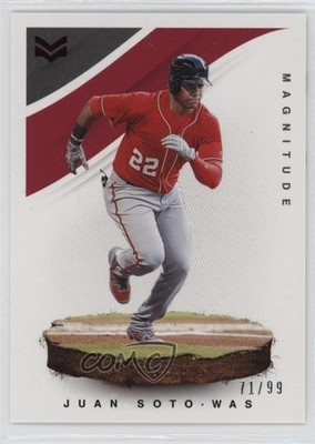 2020 Panini Chronicles Magnitude Red /99 Juan Soto #6 0m0