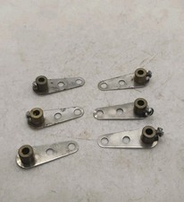 Gilbert Erector Set Part AA Eccentric Crank Nickel Plated Steel Lot of 6