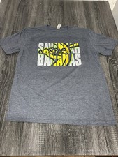 Gildan Softstyle Men s L Gray Graphic Print Crew Neck Short Sleeve T-Shirt