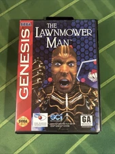 🧠 The Lawnmower Man – Sega Genesis – Complete in Box (CIB) Tested Works