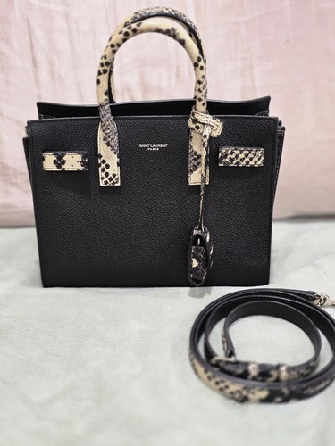 Saint Laurent Leather Sac De Jour