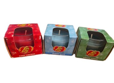 Jelly Belly Scented Candles Discontinued Green Apple Berry Blue Cherry 3 3 Oz