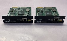 LOT OF 2 GENUINE APC SMART SLOT AP9617 NETWORK MANAGEMENT CARDS