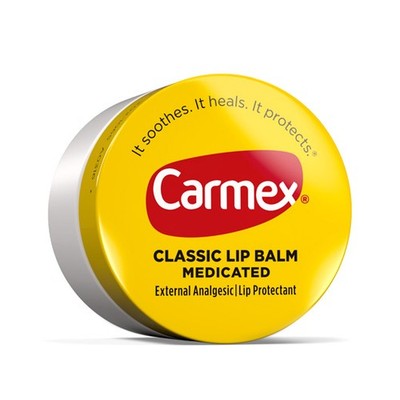 24 Pack Carmex Original Lip Balm Jars For Dry Chapped Lips 0.25 Oz Each