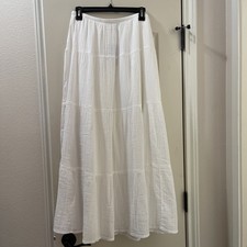 Flowing Gauze Maxi Skirt