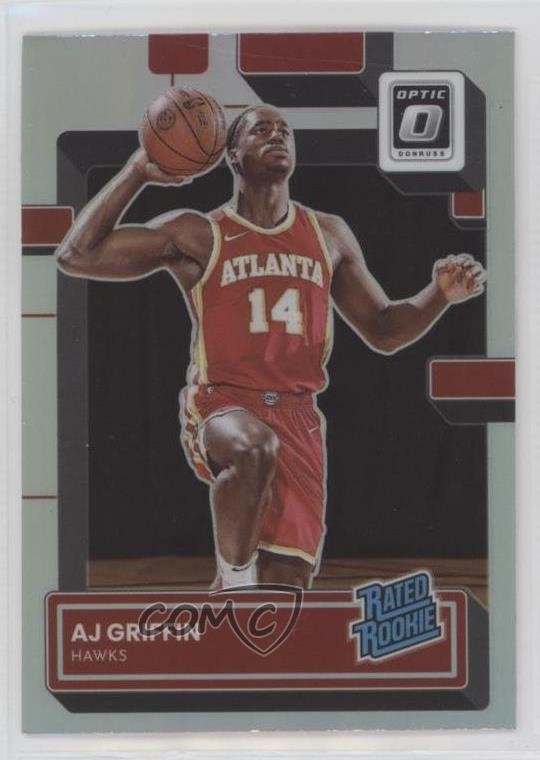 2022-23 Panini Donruss Optic Rated Rookie Holo Prizm AJ Griffin #204 12xy