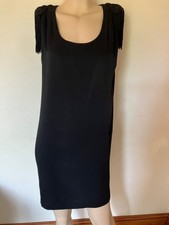 Black tassel Trixy dress size 10 medium from Reiss 1971 event party evening
