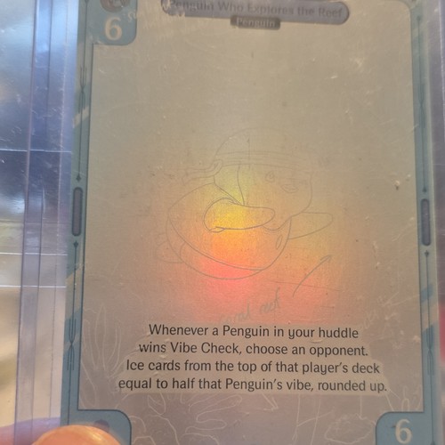 Abstract Penguin [Sketch] #138 Vibes Enter the Huddle card