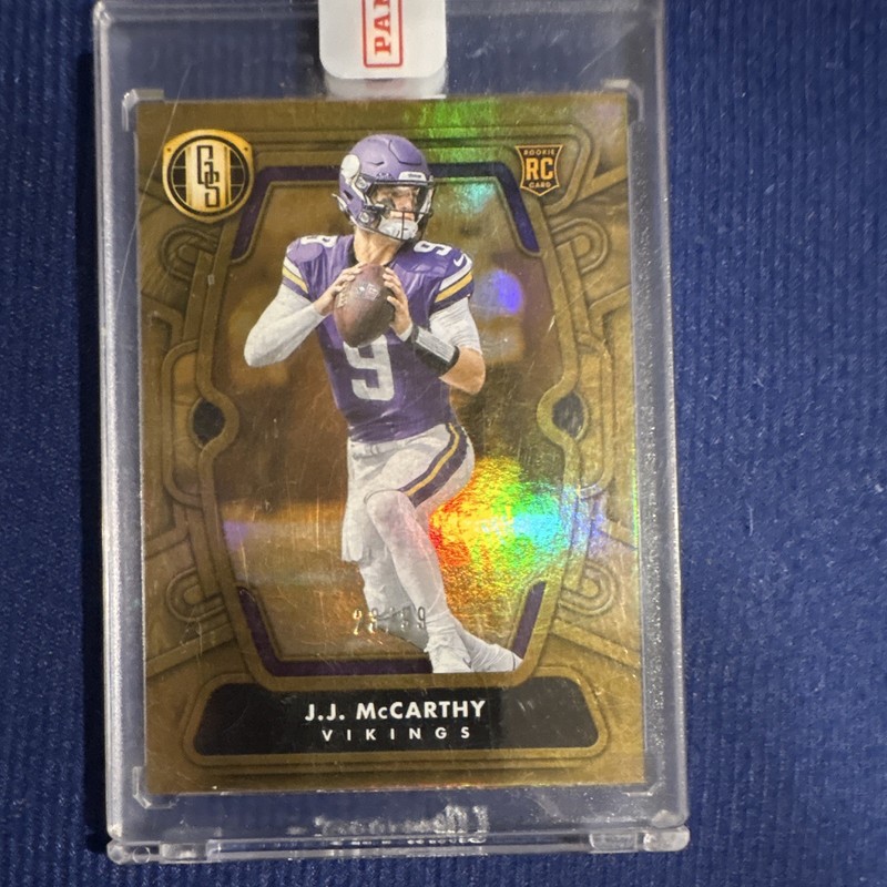 Panini 2024 Gold Standard J.J. McCarthy RC Minnesota Vikings /99