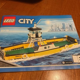 LEGO CITY: Ferry (60119), 100% Complete W/instructions, Minifigures, No Box