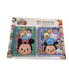 Disney Tsum Tsum BFF Journal Set featuring two spiral notebooks and two gel pens