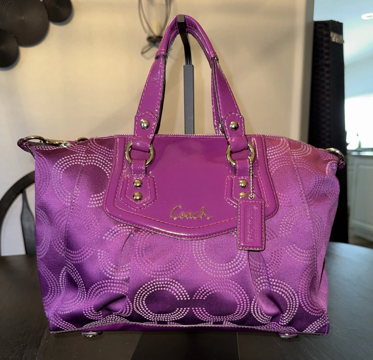 Coach Ashley Purple Bags & Handbags for Women for sale | eBay