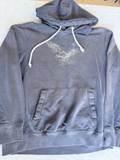 American Eagle Outfitters Gray Pullover Hoodie Sweatshirt Eagle Graphic Large